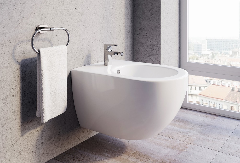 Installation directly on the bidet